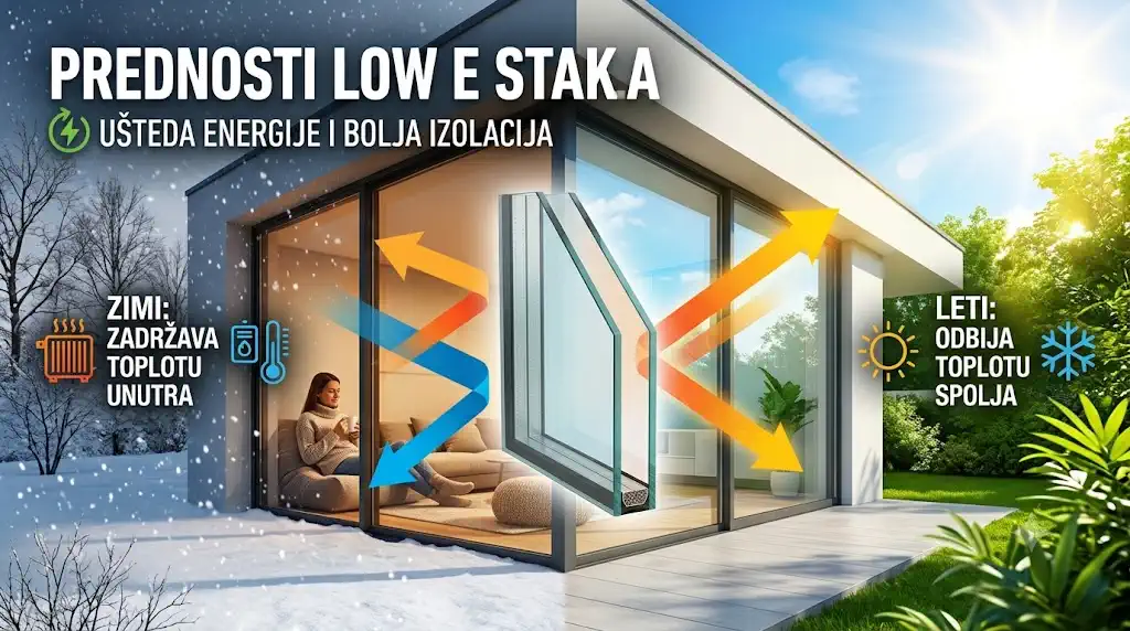 Saznajte koje su glavne prednosti Low E stakla