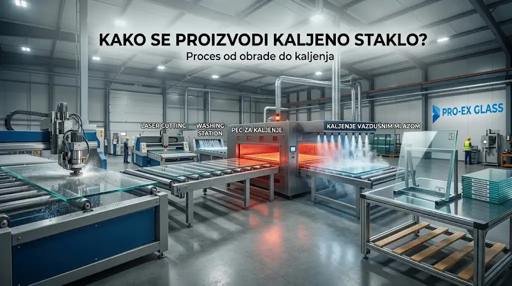 kako se proizvodi kaljeno staklo