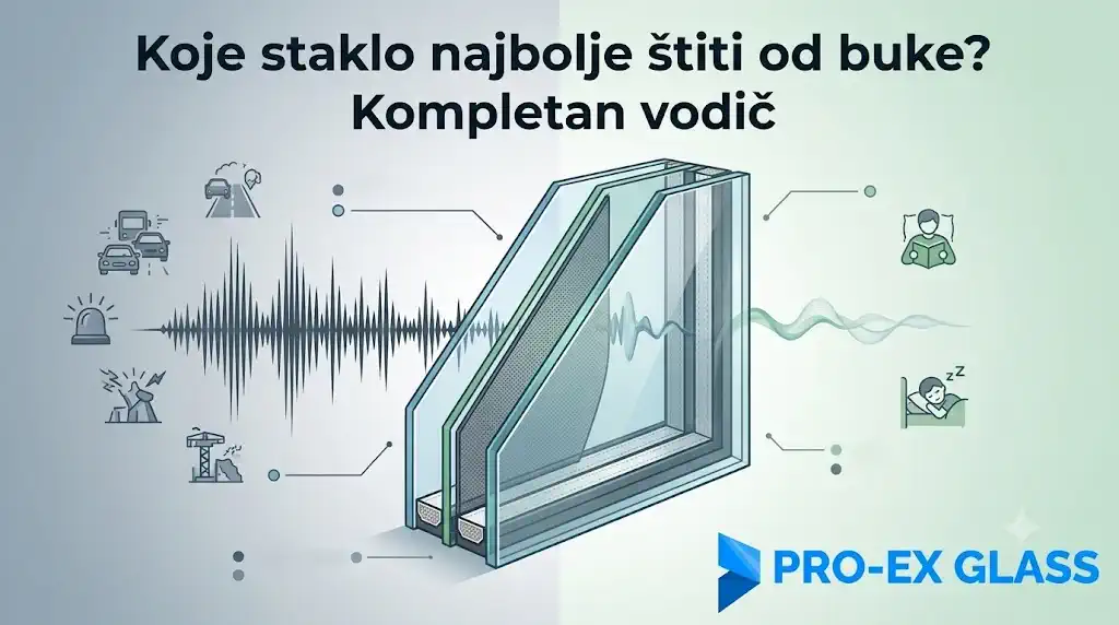 koje staklo najbolje štiti od buke